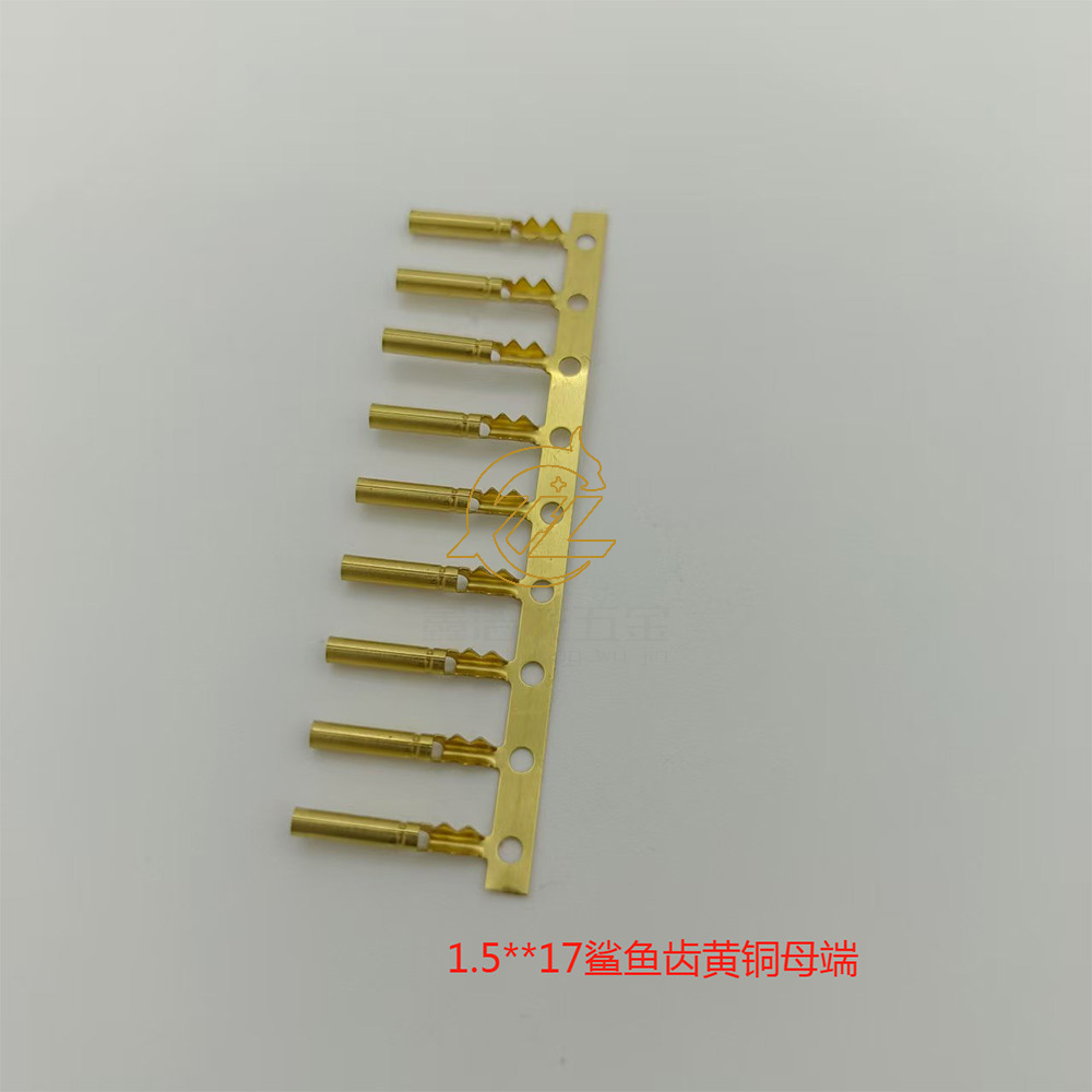 1.5鲨鱼齿黄铜母端